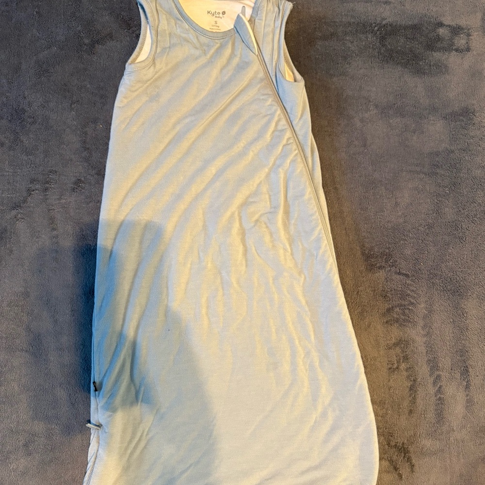Kyte BABY Light Blue Sleeveless Sleep Sack